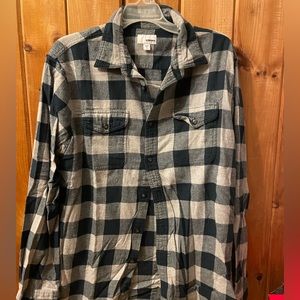Sonoma Blue and Grey plaid shirt